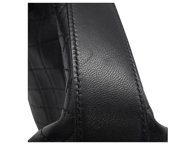 Borsa a secchiello matelassé Small Cassandre Yves Saint Laurent Nero - vista 7
