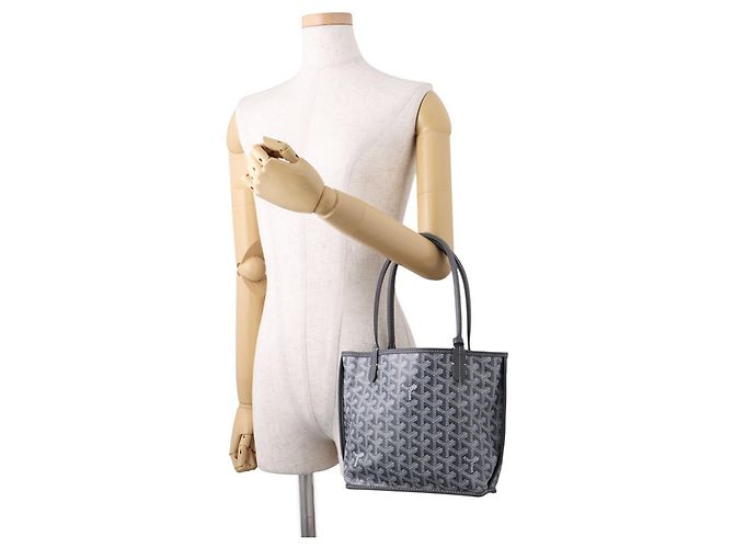 Borsa Tote Goyard Ange Mini Reversibile Marrone - vista 4