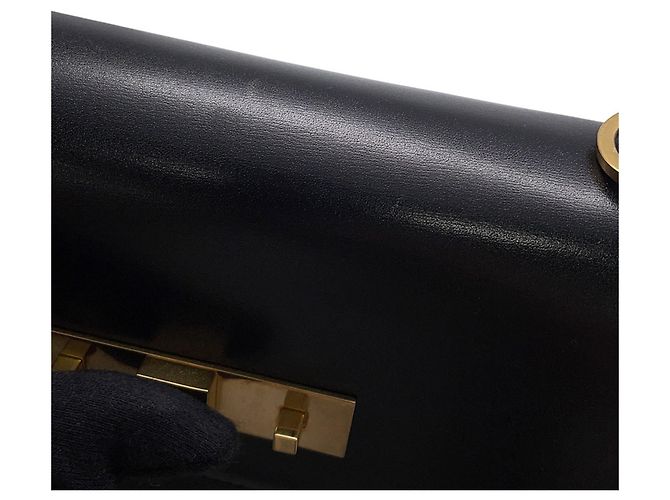 Borsa Saint Laurent Paris Manhattan in pelle di vitello Nero - vista 10