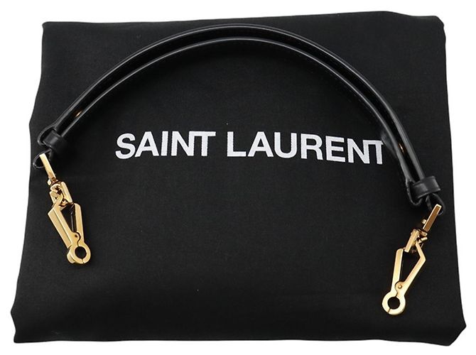 Borsa Saint Laurent Paris Manhattan in pelle di vitello Nero - vista 17