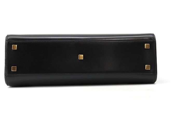 Borsa Saint Laurent Paris Manhattan in pelle di vitello Nero - vista 3