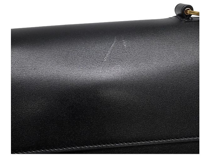 Borsa Saint Laurent Paris Manhattan in pelle di vitello Nero - vista 7