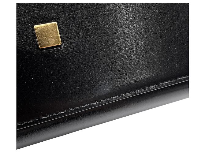 Borsa Saint Laurent Paris Manhattan in pelle di vitello Nero - vista 8