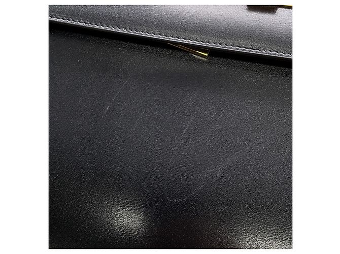 Borsa Saint Laurent Paris Manhattan in pelle di vitello Nero - vista 9