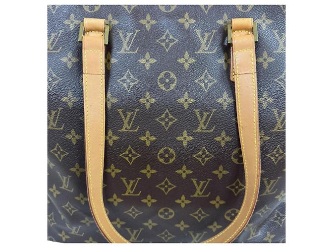 Borsa Cabas Mezzo Monogram Louis Vuitton Marrone - vista 16