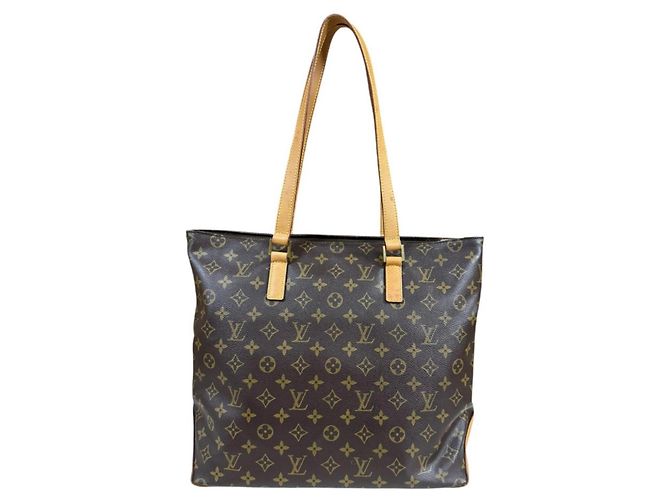 Borsa Cabas Mezzo Monogram Louis Vuitton Marrone - vista 3