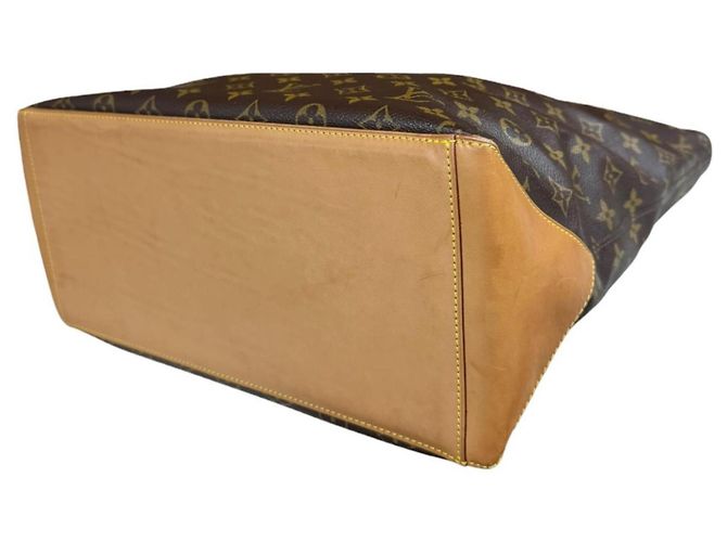 Borsa Cabas Mezzo Monogram Louis Vuitton Marrone - vista 7
