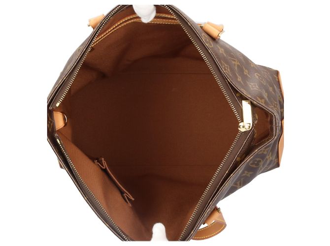 Borsa Cabas Mezzo Monogram Louis Vuitton Marrone - vista 8