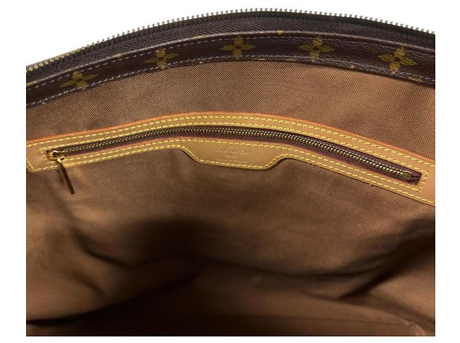 Borsa Cabas Mezzo Monogram Louis Vuitton Marrone - vista 9