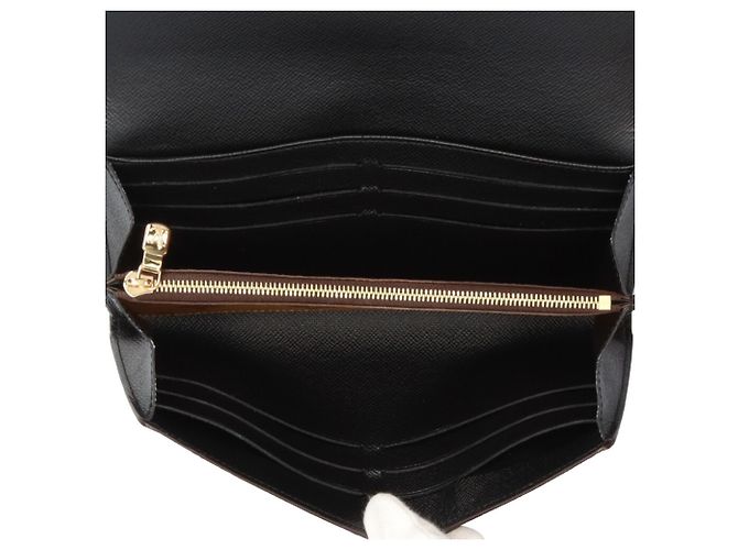 Louis Vuitton Portefeuille Sarah Monogram Giant Reverse Long Wallet Marrone - vista 6
