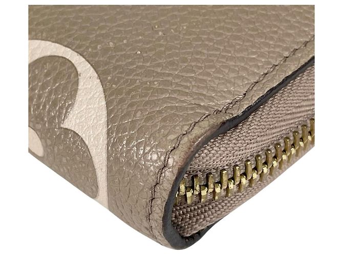 Zippy Louis Vuitton Bicolor Monogram Empreinte Langbeutel Beige - Ansicht 13