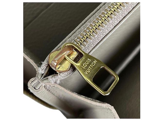 Zippy Louis Vuitton Bicolor Monogram Empreinte Langbeutel Beige - Ansicht 16