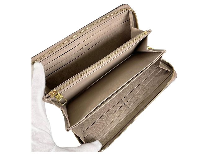 Zippy Louis Vuitton Bicolor Monogram Empreinte Langbeutel Beige - Ansicht 6