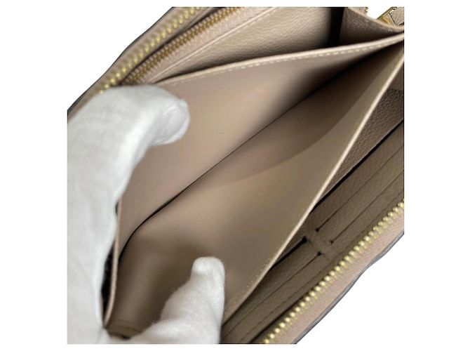 Zippy Louis Vuitton Bicolor Monogram Empreinte Langbeutel Beige - Ansicht 8
