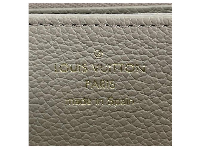 Zippy Louis Vuitton Bicolor Monogram Empreinte Langbeutel Beige - Ansicht 9