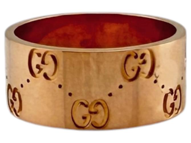 Gucci Icon breiter Ring Golden - Ansicht 3