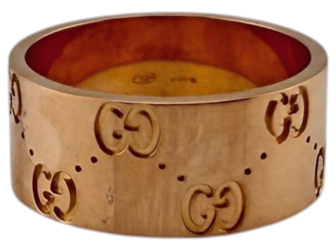 Gucci Icon breiter Ring Golden - Ansicht 4