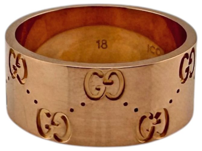 Gucci Icon breiter Ring Golden - Ansicht 5