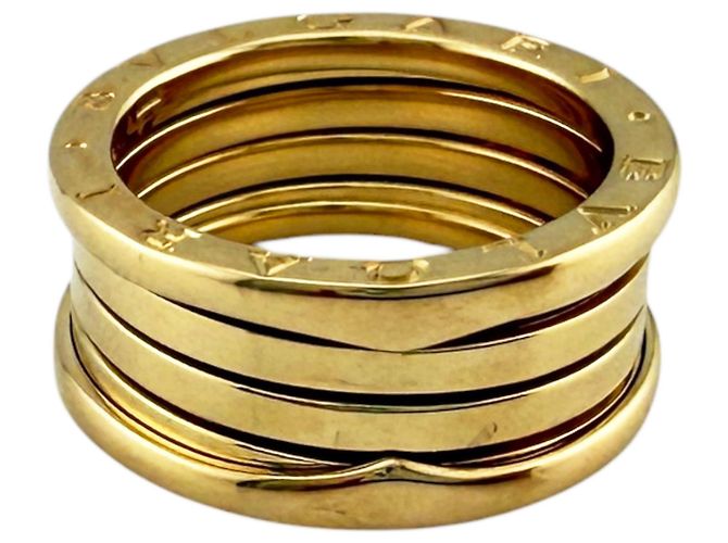 Bulgari Anello Bvlgari B.zero1 a 4 bande D'oro - vista 5