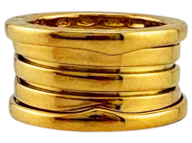 Bulgari Anello Bvlgari B.zero1 a 4 bande D'oro - vista 5