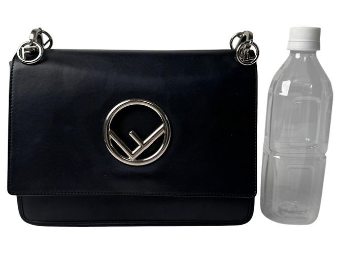 Borsa a tracolla 2 vie Fendi Kanai F Nero - vista 13