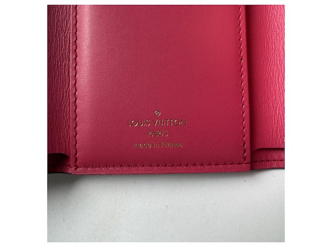 Louis Vuitton Portefeuille Capucines Compact Wallet Nero Rosa - vista 12