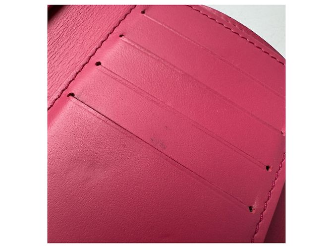 Louis Vuitton Portefeuille Capucines Compact Wallet Nero Rosa - vista 14