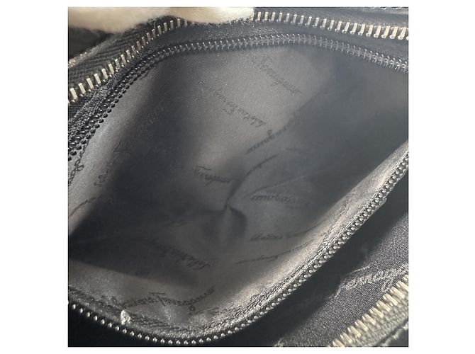 Borsa nera Salvatore Ferragamo Nero - vista 8