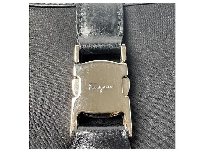 Borsa nera Salvatore Ferragamo Nero - vista 9