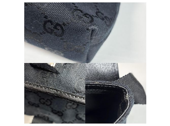 Marsupio Gucci GG Canvas Black Nero - vista 6