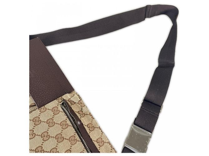 Marsupio Gucci in tela GG beige - vista 16