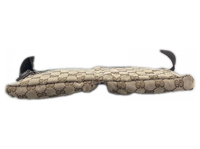Marsupio Gucci in tela GG beige - vista 4