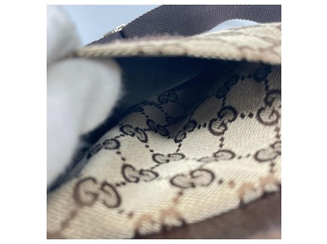Marsupio Gucci in tela GG beige - vista 7