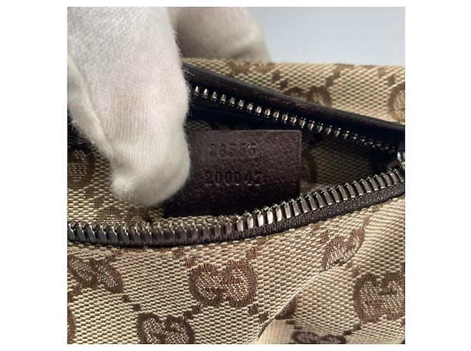 Marsupio Gucci in tela GG beige - vista 9