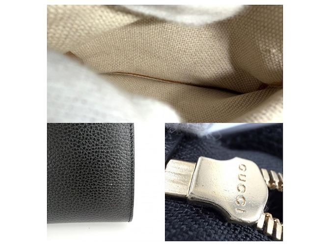Borsa a mano Gucci Soho in pelle nera Nero - vista 6
