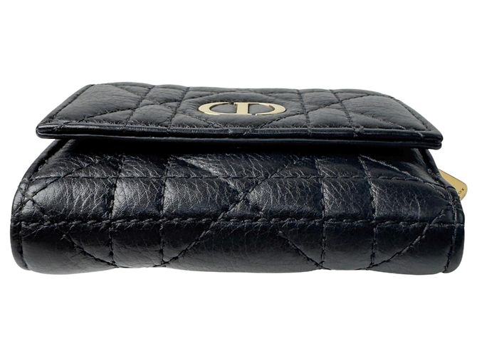 Cartera compacta Christian Dior Dior Cannage Negro - vista 5