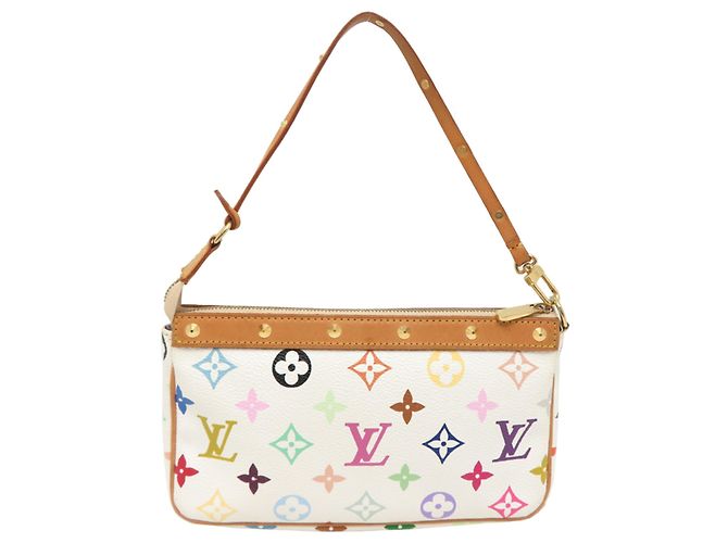 Louis Vuitton Pochette Accessoires Pochette da donna Bianco - vista 2
