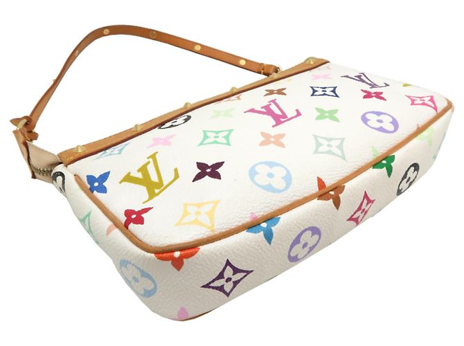Louis Vuitton Pochette Accessoires Pochette da donna Bianco - vista 3