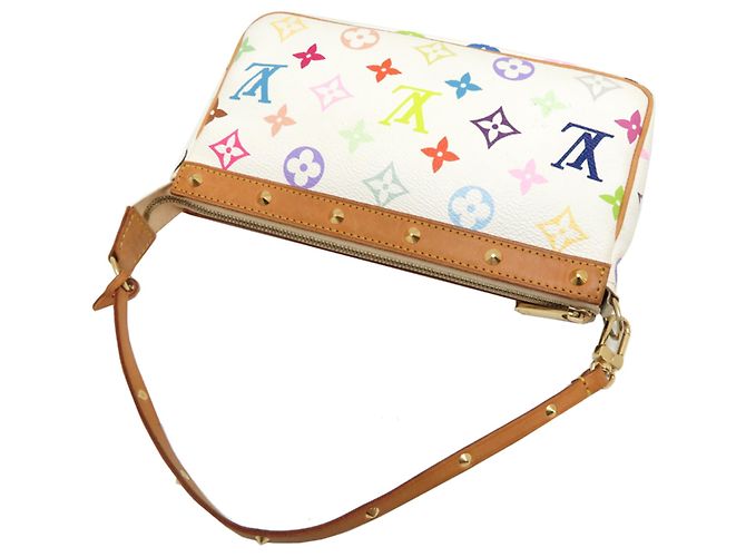 Louis Vuitton Pochette Accessoires Pochette da donna Bianco - vista 4