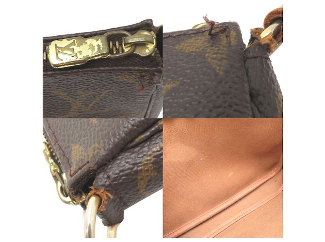 Louis Vuitton Pochette Accessoires Handtasche Braun - Ansicht 10