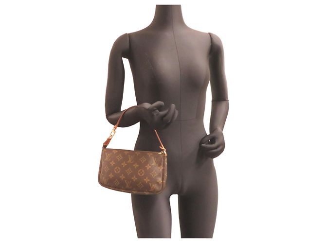 Louis Vuitton Pochette Accessoires Handtasche Braun - Ansicht 9