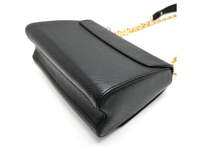 Borsa a tracolla Louis Vuitton Twist MM da donna Nero - vista 3
