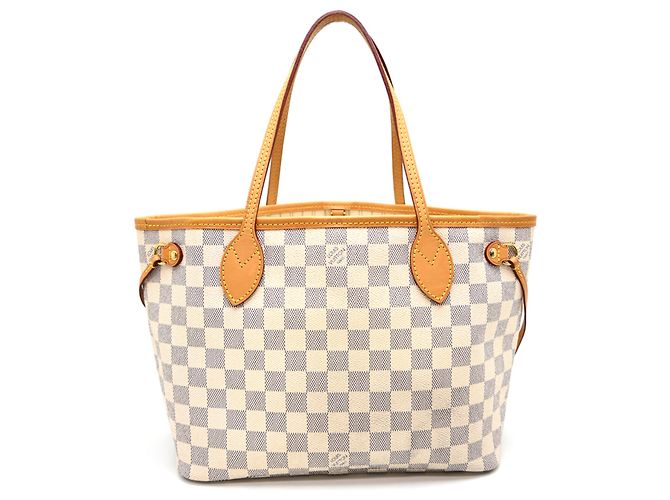 Borsa Tote Louis Vuitton Neverfull PM da donna Bianco - vista 2