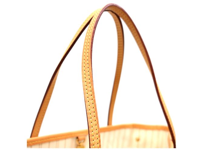 Borsa Tote Louis Vuitton Neverfull PM da donna Bianco - vista 5