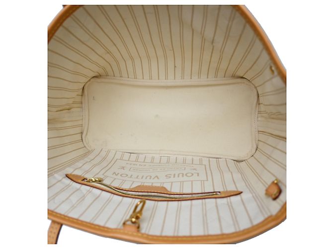 Borsa Tote Louis Vuitton Neverfull PM da donna Bianco - vista 6