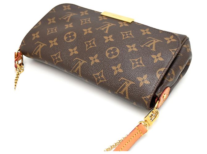 Borsa a tracolla Louis Vuitton Favorite MM Marrone - vista 4