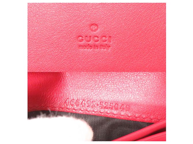 Cartera compacta Gucci GG Marmont Roja - vista 8