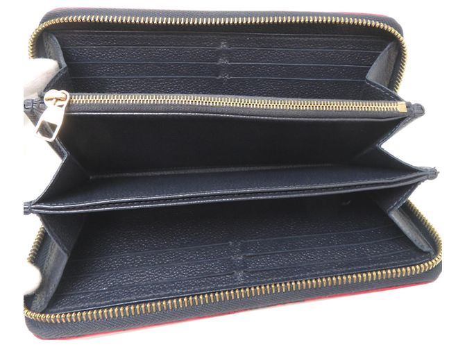 Cartera Zippy Louis Vuitton Roja Azul marino - vista 5
