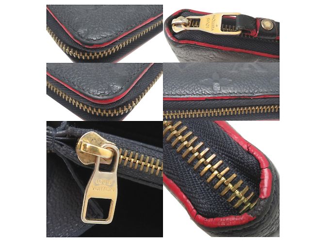 Cartera Zippy Louis Vuitton Roja Azul marino - vista 9