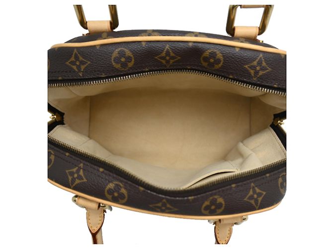 Borsa Louis Vuitton Manhattan PM Marrone - vista 6